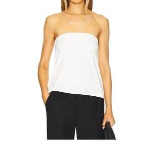 NEW FREE PEOPLE running late knit tube top in clean ivory
